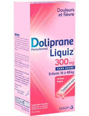 DOLIPRANELIQUIZ 300MG SACHET S/S12