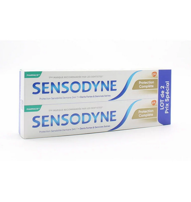 Sensodyne Protection Complète Dentifrice 2X75ml