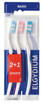 Lot de 3 Brosse BASIC SPL TRIO PROMO