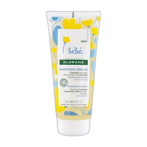 Image Klorane - Bébé - Shampoing doux démêlant au Calendula apaisant - Cheveux délicats 200 ml