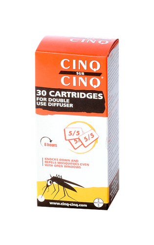 CINQ/CINQ INSECTICIDE RECHARGE CARTOUCHE 30 UNITES