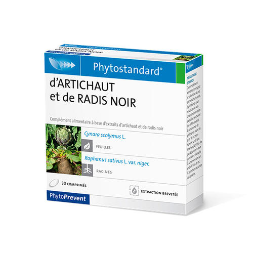 Image PiLeJe Phytostandard Artichaut-Radis Noir 30 Comprimés