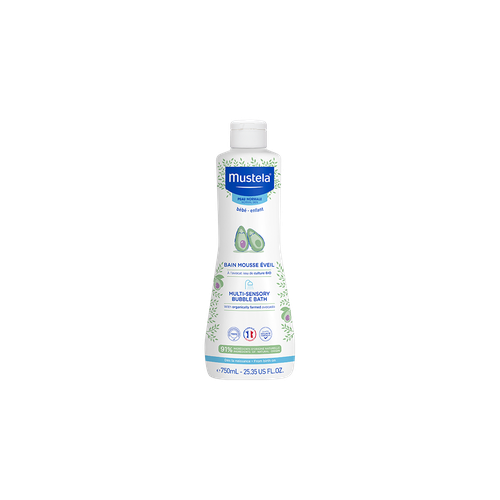 Mustela Bain mousse éveil à l'avocat bio 750ml Flacon capsule service 750ml