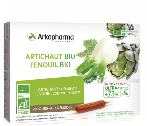 Image Arkopharma ARKOFL ARTICHAUT / FENOUIL BIO
