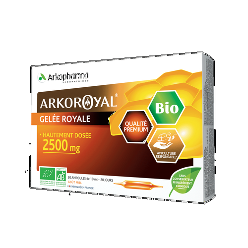 Image Arkopharma ARKOROYAL 2500MG BIO X20 AMP