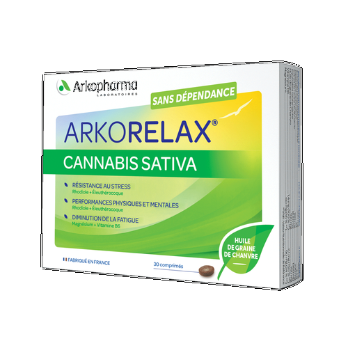 Image Arkopharma ARKORELAX CANNABIS SATIVA 30 C P