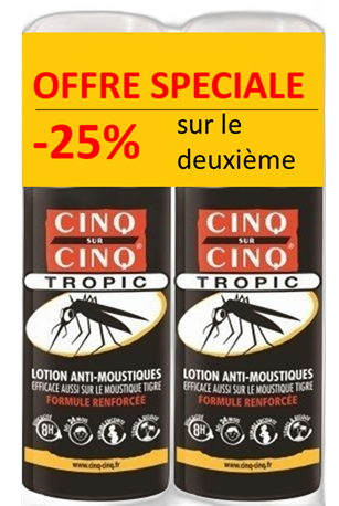 Image Bausch & Lomb 5/5 spray tropic 75ml - PROMO LOT DE 2